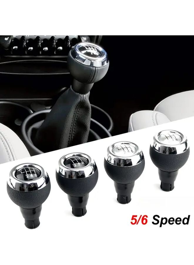 Black 5 Speed Manual Transmission Gear Shift Knob for Mini Cooper Countryman Models - Image 3