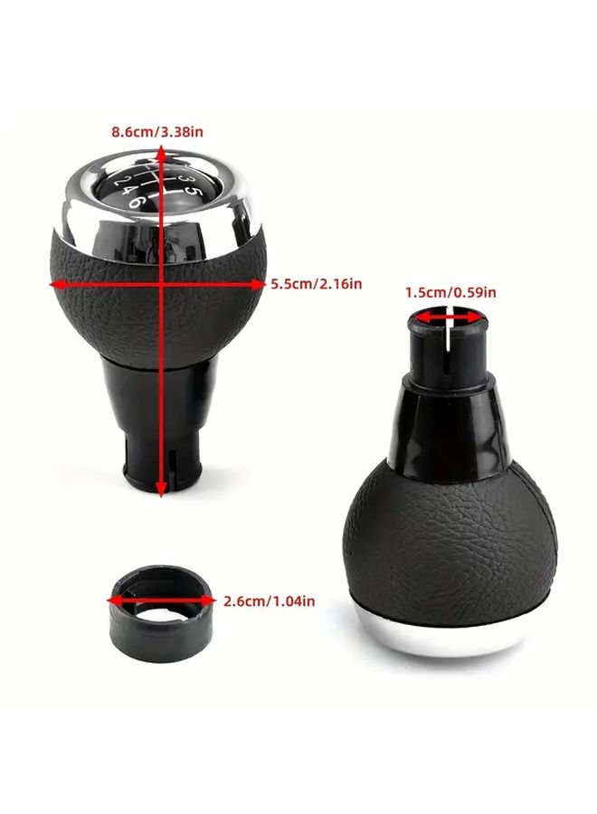 Black 5 Speed Manual Transmission Gear Shift Knob for Mini Cooper Countryman Models - Image 4