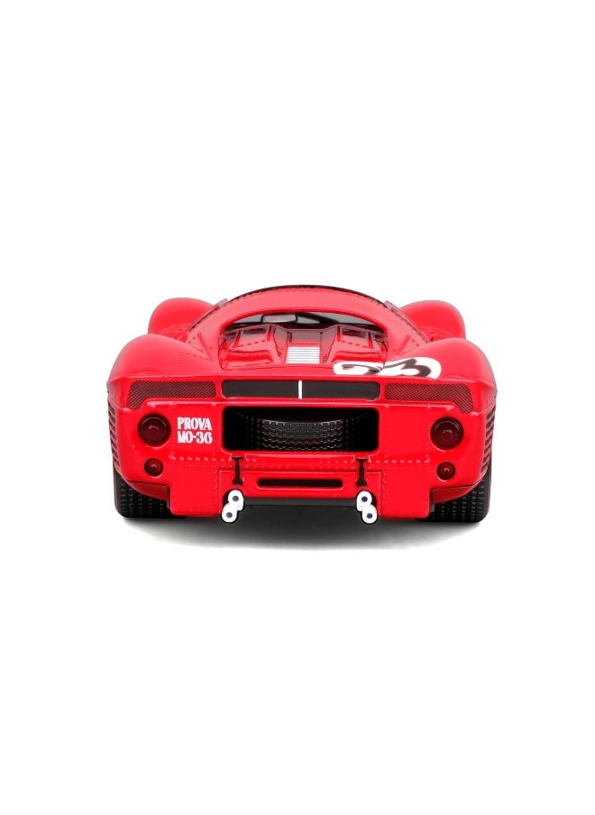 Bburago Bburago Ferrari Racing 330 P4 Daytona 1967 Die-cast Car (1:24, Red)  - Image 3