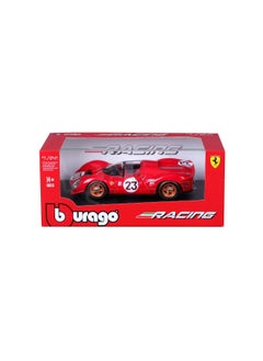 Bburago Bburago Ferrari Racing 330 P4 Daytona 1967 Die-cast Car (1:24, Red)  - Image 1