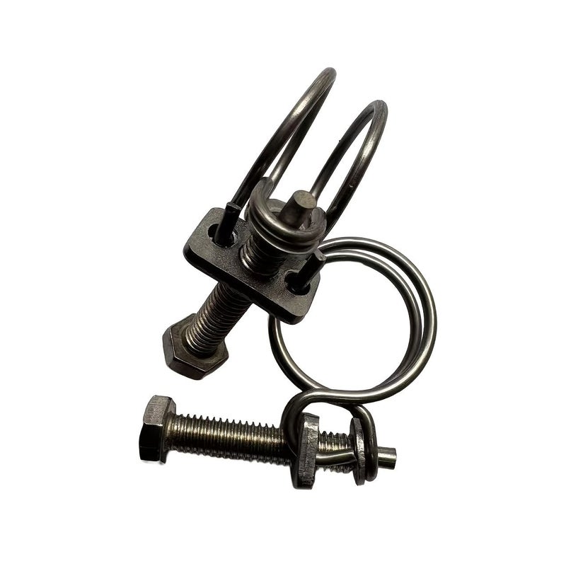 Industrial Grade Double Steel Wire Hose Clamps 6 Pack Size 36 40 Premium Quality Double Locking Mechanism Prevents Slipping 360 Degree Even Clamping Leak Free Seal High Pressure Resistant Anti Corrosion Household - Image 5