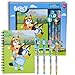 Innovative Designs Bluey Journal Set with Pens for Kids Boys and Girls 80 Lined Page Spiral Notebook with 4 Colored Gel Pens Bluey and Bingo - Image 3
