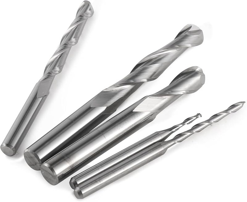 4 0x22x45L Carbide Ball Nose End Mill 3 175mm 6mm Shank CNC Router Bit 2 Flutes Tungsten Milling Cutter Wood Carving Engraving Tools - Image 5