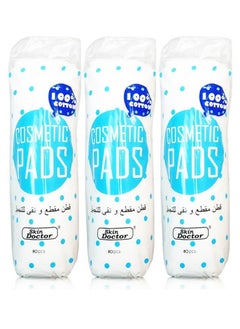 Skin Doctor 100% Cotton Make Up Cosmetics Pads (Pack Of 3 X 80)  - Image 1