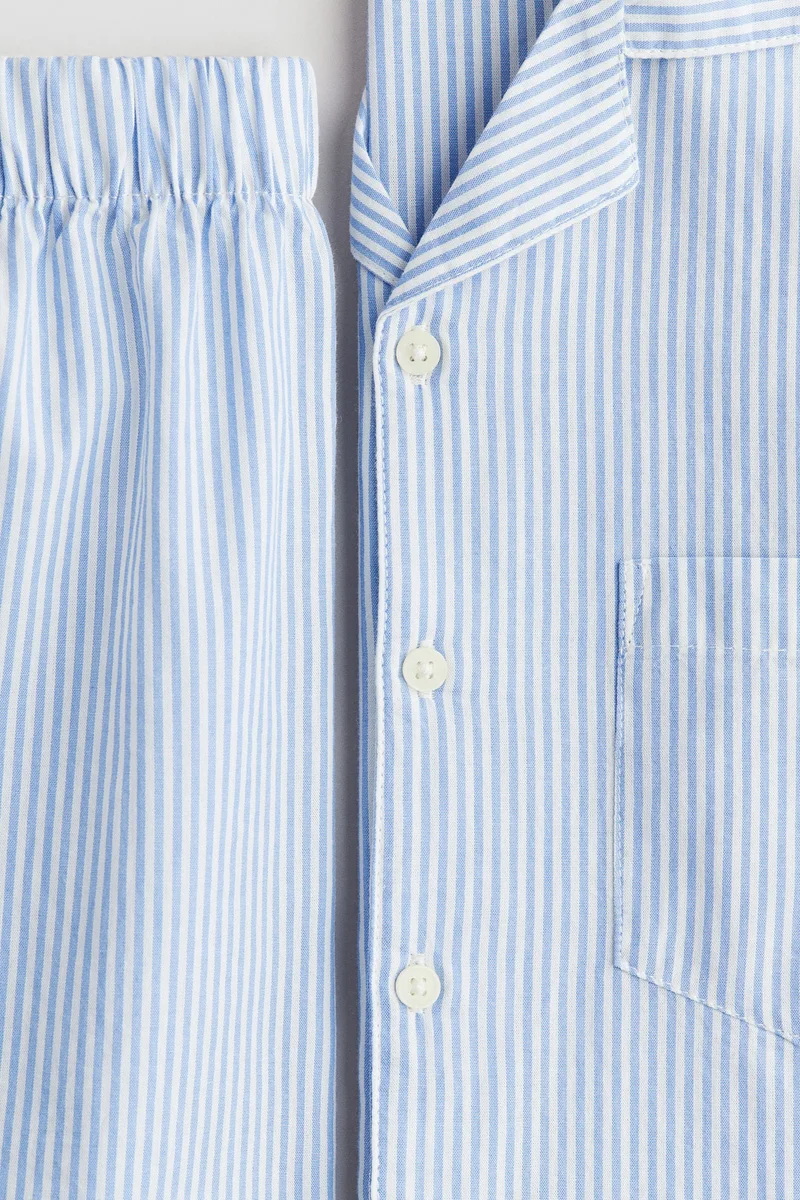 H&M Cotton poplin pyjamas