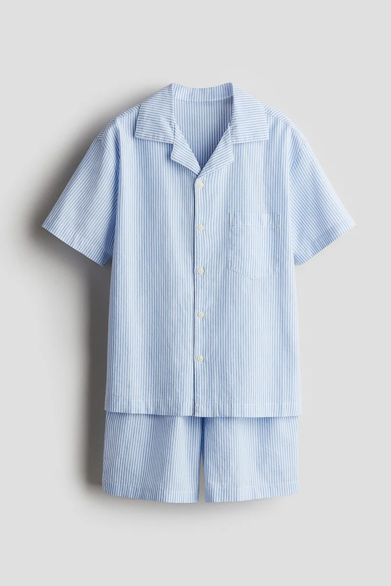 H&M Cotton poplin pyjamas