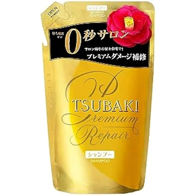 Tsubaki PREMIUM REPAIR HAIR SHAMPOO REFILL PACK 330ML REFILL SIZE FOR NORMAL, DRY OR FINE HAIR - Image 1