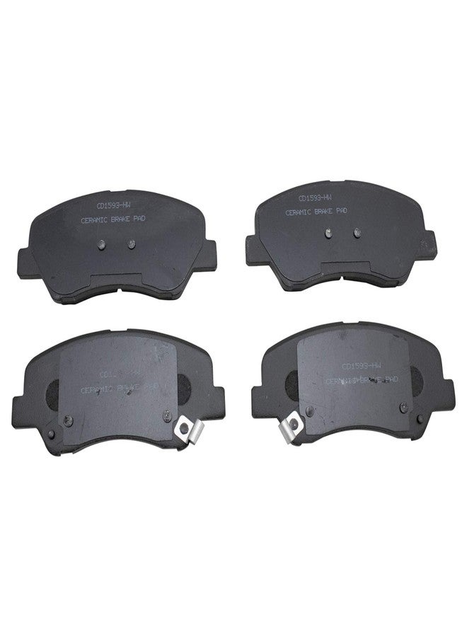 TRQ Front Brake Pads Ceramic Compatible with 2012-2017 Hyundai Accent Kia Rio - Image 5