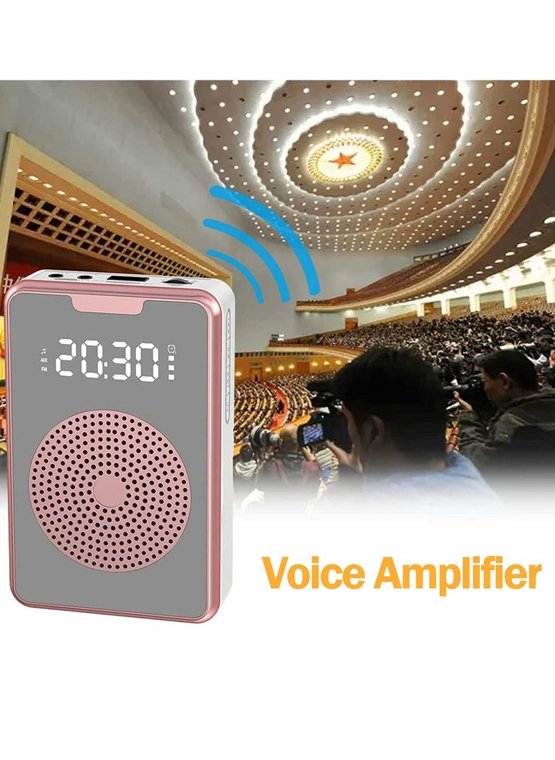 Excefore - Portable Voice Amplifier with Microphone Headset, Ultralight Portable Mini Rechargeable Personal Speaker - Image 1