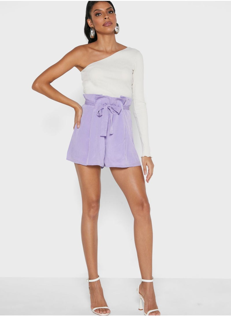 Missguided - Tie Waist Shorts - Image 1