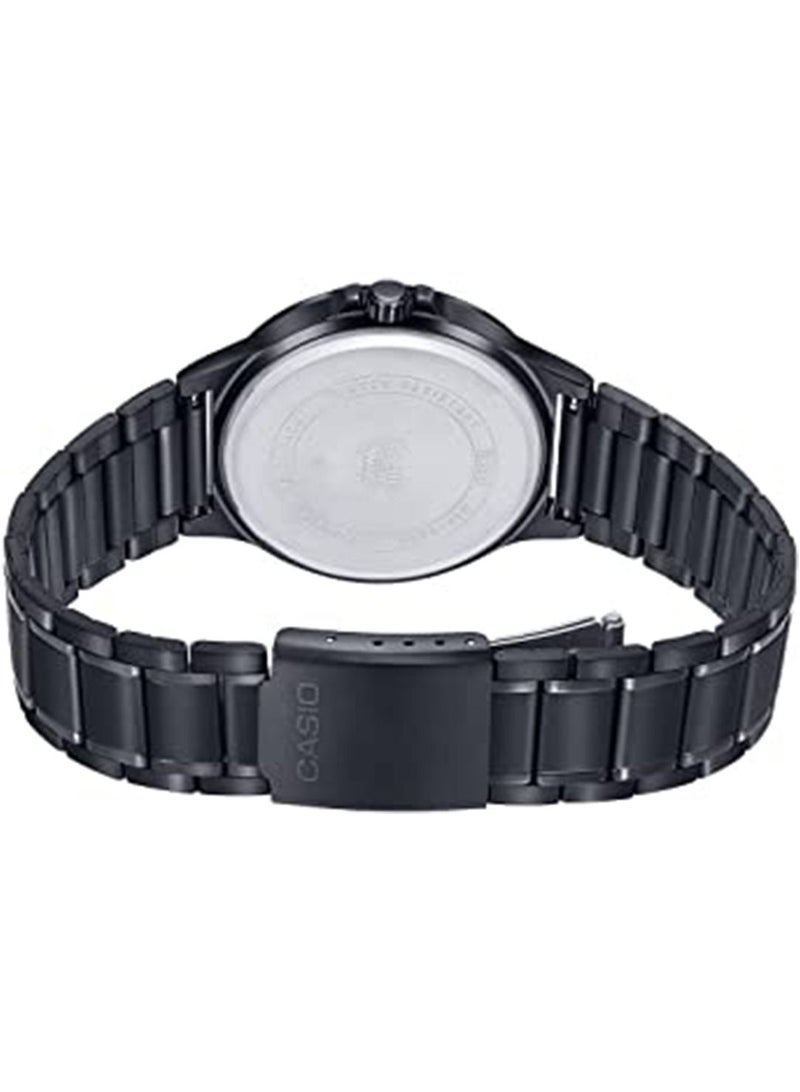 كاسيو Analog Round Waterproof Wrist Watch With Stainless Steel MTP-V300B-1AUDF - Image 2