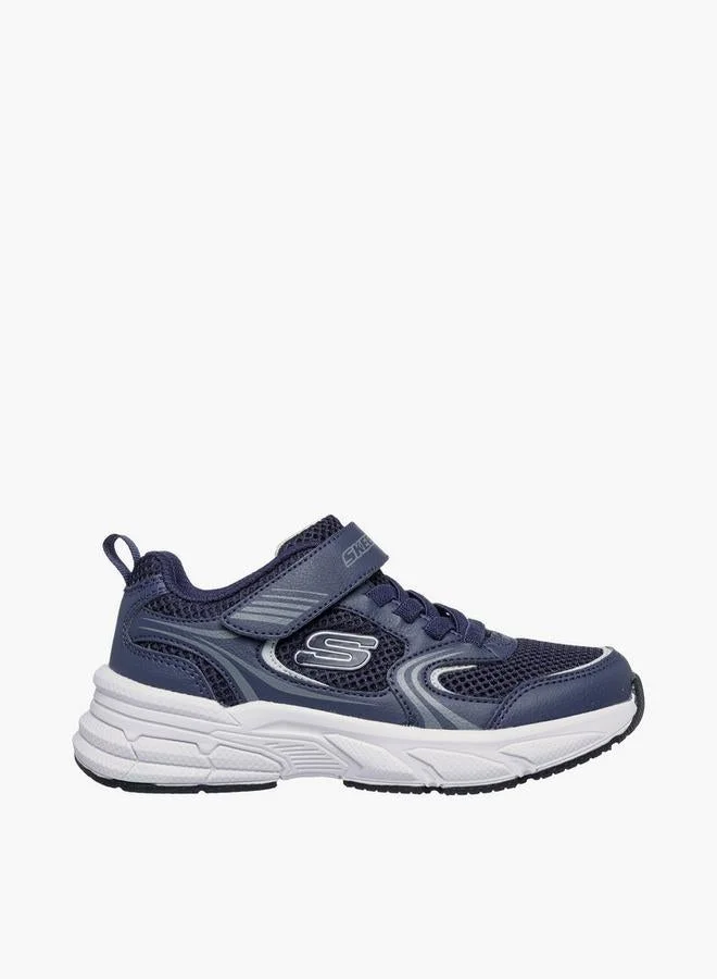سكيتشرز Boys Retro-Graph Hook & Loop Sneakers