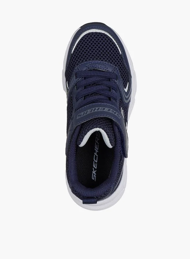 سكيتشرز Boys Retro-Graph Hook & Loop Sneakers