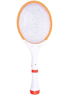 Generic 2-in-1 Handheld Bug Zapper Racket Electric Fly Swatter , rechargeable, contains LED light to attract insects and is equipped with a night light, safe stun net with effective electrical voltage to kill insects instantly, equipped with a safety button to protect children  - Image 1