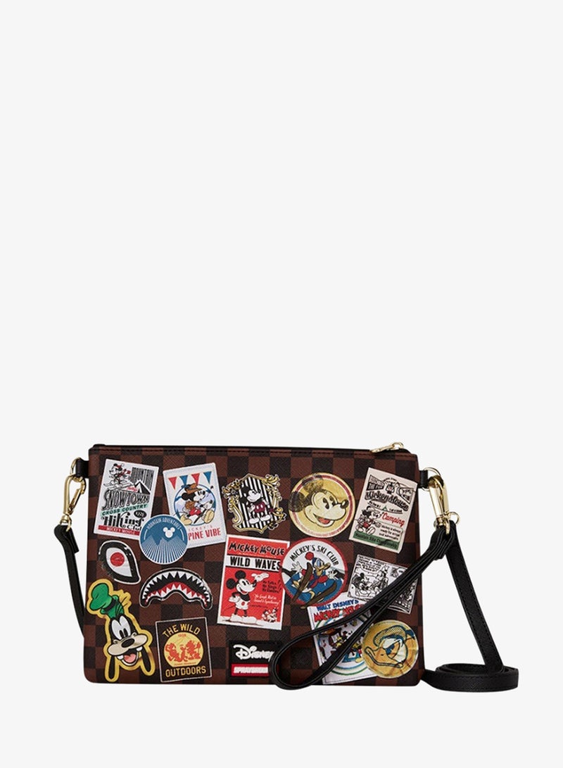 SPRAYGROUND MICKEY GLOBAL MOGUL STYLE CROSSBODY POUCHETTE - Image 1