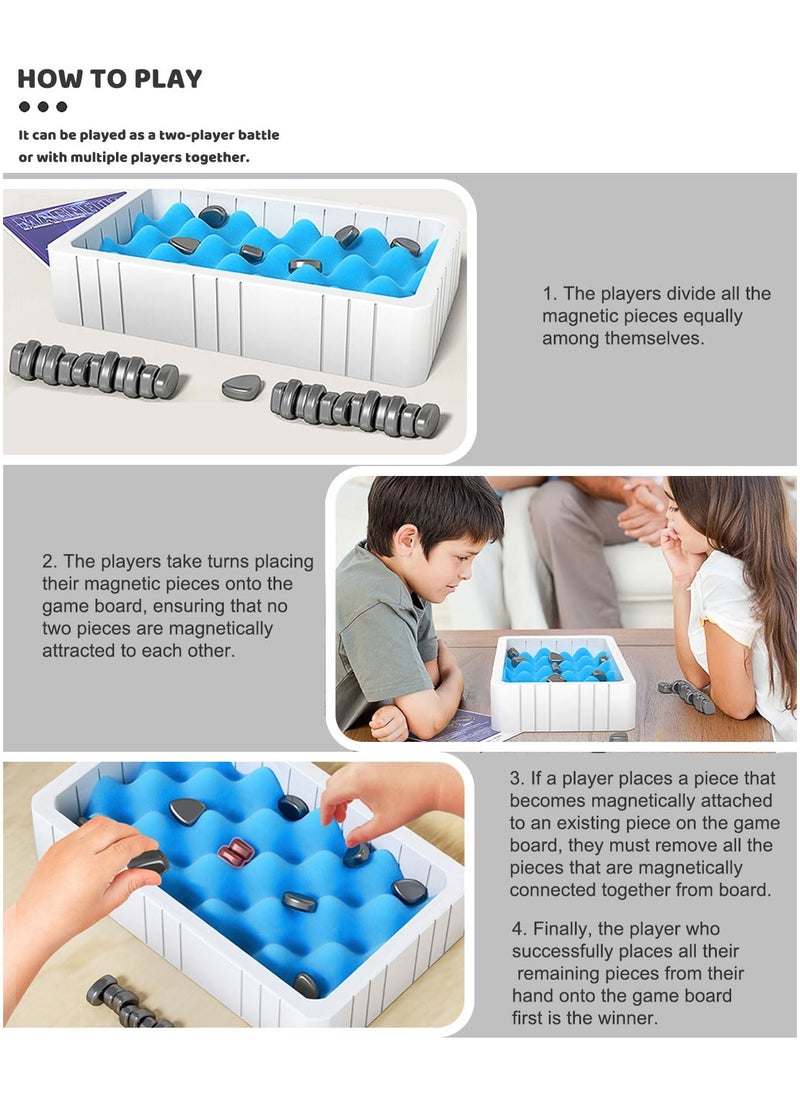 Generic Magnetic Chess Game, 2025 New Magnetic Chess Game, Magnetic Chess Checkers Board Toy, Fun Table Magnet Game, Family Party Games  - Image 4