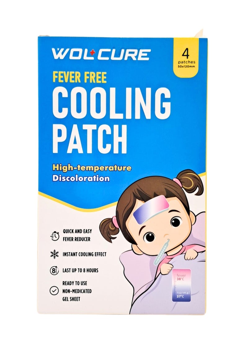 WOLAID Wolcure Fever Free Cooling Patch 4S 