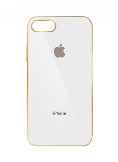 HICOOL iPhone 7 and 8 Case Protective Electroplating Slim Shockproof Cover White/Gold  - Image 2