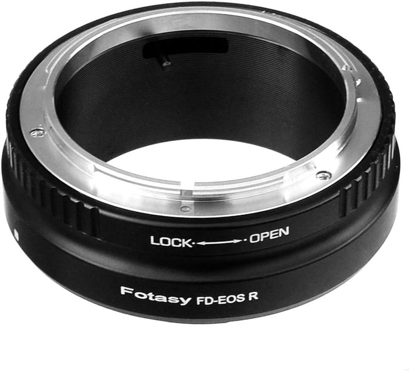 Fotasy محول عدسة FD إلى محول كانون EOS RF، محول FD EOS R، FD RF، محول عدسة يدوية كلاسيكية FD FL، متوافق مع كاميرا كانون EOS R المرآة EOS R RP Ra R3 R5 R6 R7 R10 - Image 1