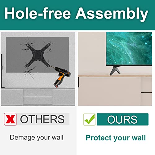 Maozhren Base Stand for LG TV Legs, Replacement for 49 Inch LG TV Stand 49LJ550M 49LJ5500 49LJ5550 49LJ550M-UB 49LJ5550-UC 49LJ5500-UA 49UJ6300-UA 49UK6300PUE 49UK6300BUB 49UK6200PUA 49UK6090PUA with Screws - Image 4