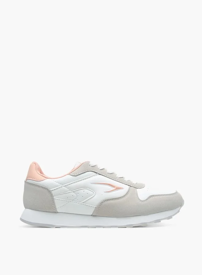 Dash Womens Panelled Sports Shoes With Lace-Up Closure