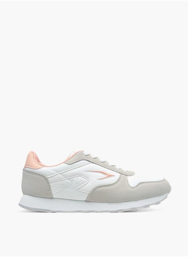 Dash Womens Panelled Sports Shoes With Lace-Up Closure  - Image 3