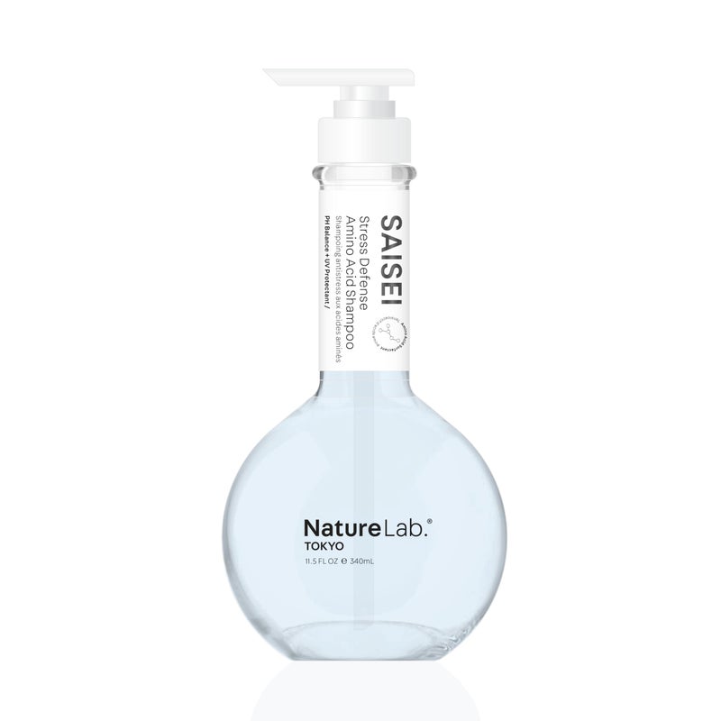 NatureLab. TOKYO NatureLab.TOKYO SAISEI Stress Defense Amino Acid Shampoo: Nourishing Cleansing for Stronger, Healthier Hair, 11.5 oz - Image 1