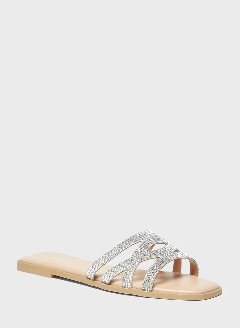 Celeste Multi Strap Flat Sandals