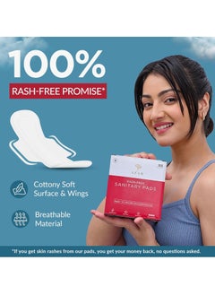 AZAH Sanitary Pads for Women (20 Reg + 20 XL) [Pack of 40] 100% Rash-Free sanitary napkins | 3x More Absorption, Cottony Soft and Dry Top Cover for heavy Flow | Toxin Free, Locks Odour, Leak-Proof - pzsku/ZBF327DBDDD0F19127D7CZ/45/_/1740739587/1fb6d18d-f6c0-4122-a875-e3a6039d848b