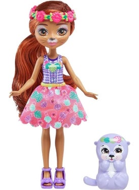 ENCHANTIMALS Popular Character Dolls Oneda Otter and Kelpie FNH22-HXB98  - Image 1