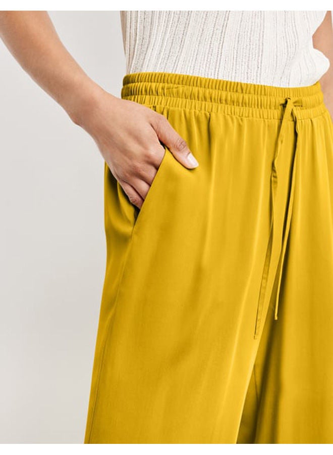 GERRY WEBER 3/4-length palazzo trousers with a satin finish  - Image 3