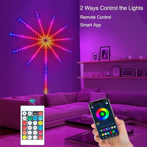 Litehom Firework-Style Smart RGBIC LED Strip | Music & Mic Sync, App + Remote, USB 5 V | Festive Decor for Diwali, Navratri, Christmas, New Year - Image 5