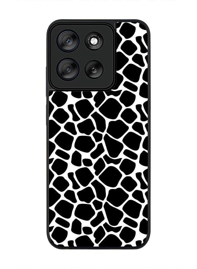 Stylizedd For Motorola Moto G56 Case,Slim fit Camera Protection, Shockproof Thin Phone cover  - Cow Skin Print - Image 1