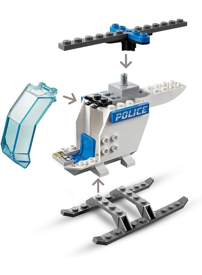 LEGO City Police Helicopter 60275 Building Kit (51 Pieces) - Image 3