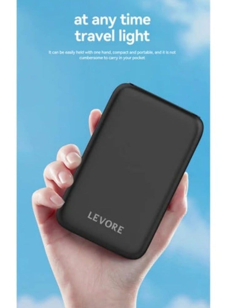 ليفور بنك الطاقة LEVORE LP231 عالي السعة جاهز للسفر: بطارية 20,000 مللي أمبير في الساعة، وشحن سريع بقوة 22.5 وات، وتصميم خفيف الوزن للشحن أثناء التنقل - Image 2