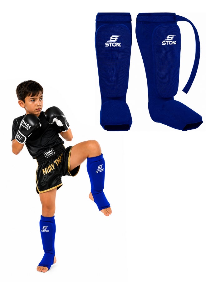 Stonk Shin Instep Guard Protective Leg Pad For Boxing MMA - Image 1