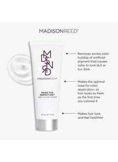 Madison Reed Prime For Perfection Hair Color Primer Preps Hair & Creates Smooth Base For Flawless Color Gentle & Nourishing Formula 4 Fl Oz (118 Ml)  - Image 3