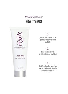 Madison Reed Prime For Perfection Hair Color Primer Preps Hair & Creates Smooth Base For Flawless Color Gentle & Nourishing Formula 4 Fl Oz (118 Ml)  - Image 4