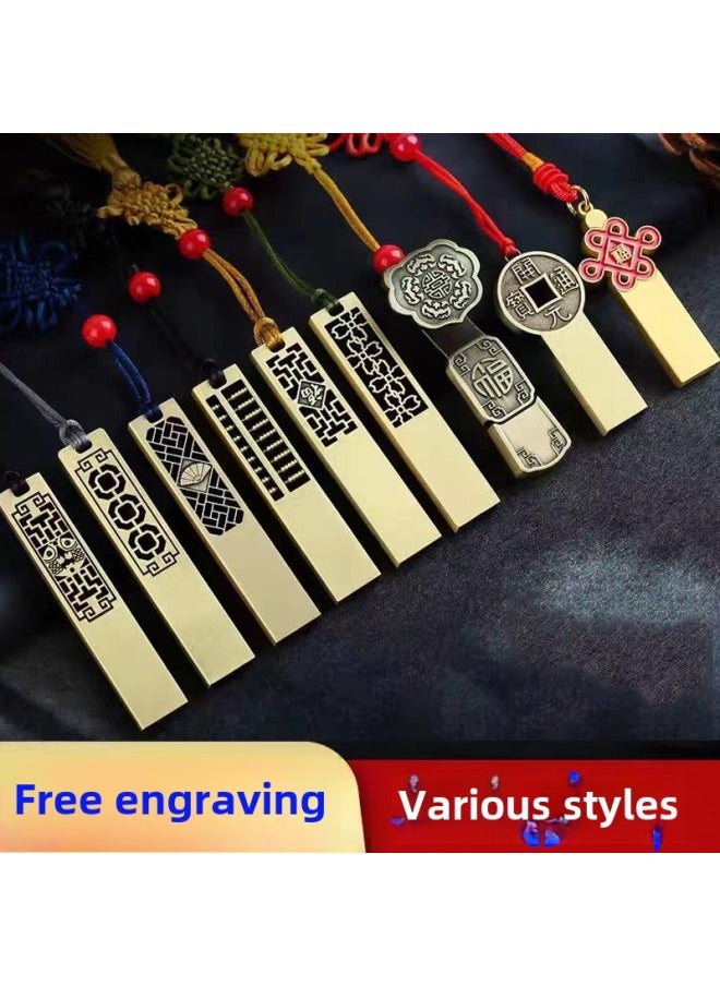 Chinese Style U Disk Logo Bidding Creative Antique 16G Exhibition Gifts 32G High-speed Metal 64G USB-Color:Five-year Warranty-Capacity:128m-128G Custom  - Image 4