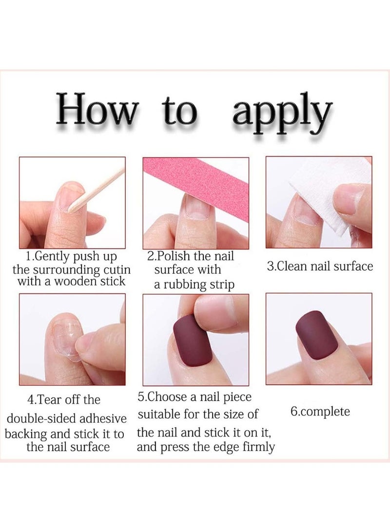 KHAJUL 24Pcs Yellow French Tip Press on Nails Short Almond,French Nails Press ons with Design Full Cover Glue on Nail Stick on Nails for Women Manicure,Reusable ,Artificial , Nail Sticky Tabs , Easy Apply - Image 4