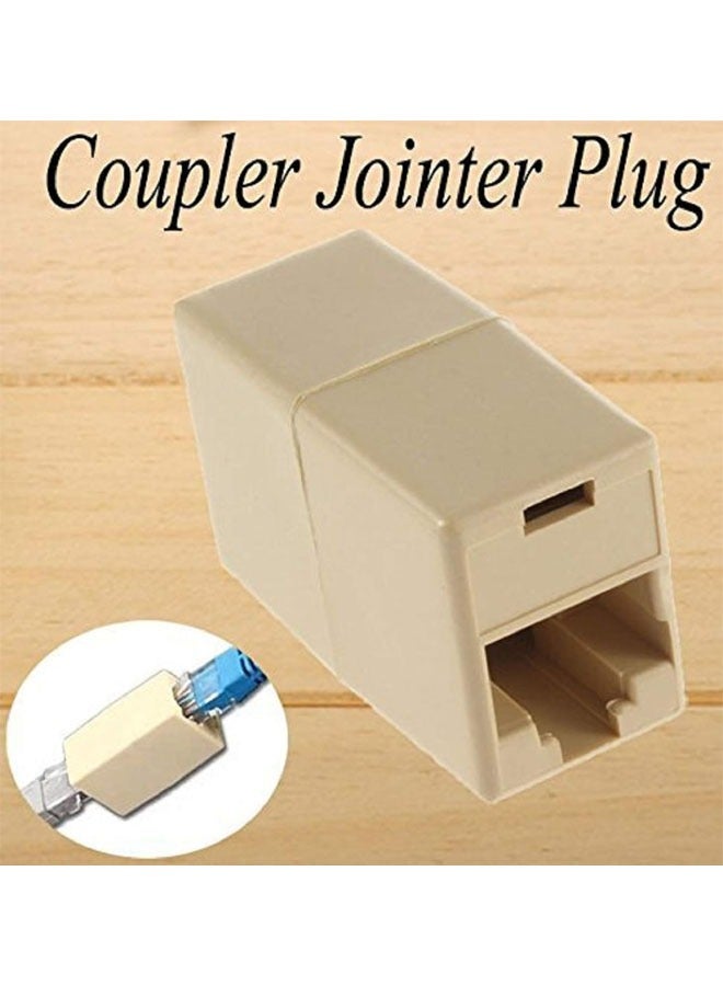 Taimi 20-Piece RJ45 Coupler Female to Female Ethernet Coupler and Joiner for Internet Cable Leads  - Image 3