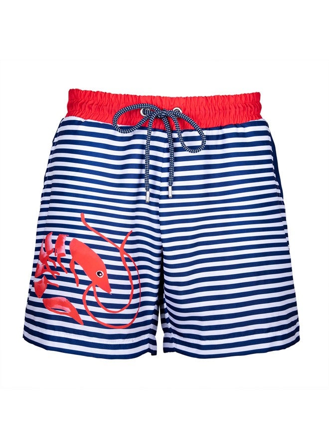 Anemoss Men’s Swim Trunk with PVC Bag, Swimming Shorts for Men, Beach Shorts for Men with Elastic Drawstring Waistband, Soft Mesh Lining and Pockets, Standard Fit and Mid-Length, Mens Shorts for Running, Exercise, Size XL | Made in Turkey  - Image 1