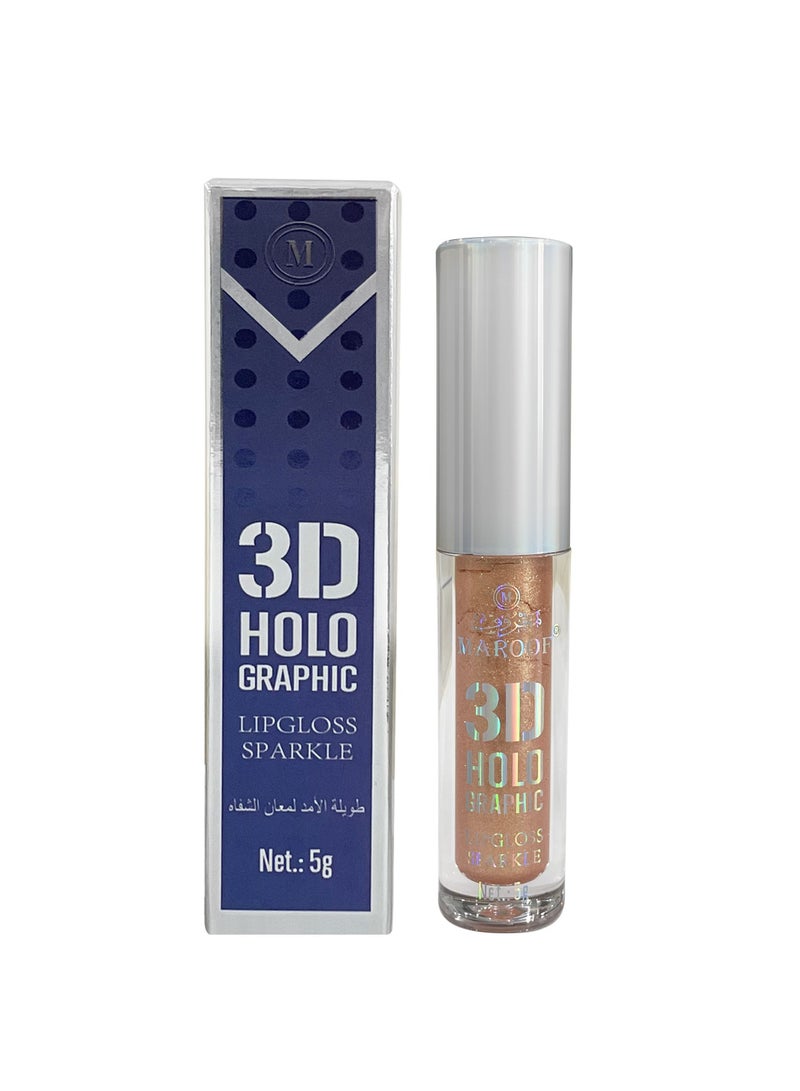 MAROOF 3D Holographic Sparkle Lipgloss 5g - Image 1