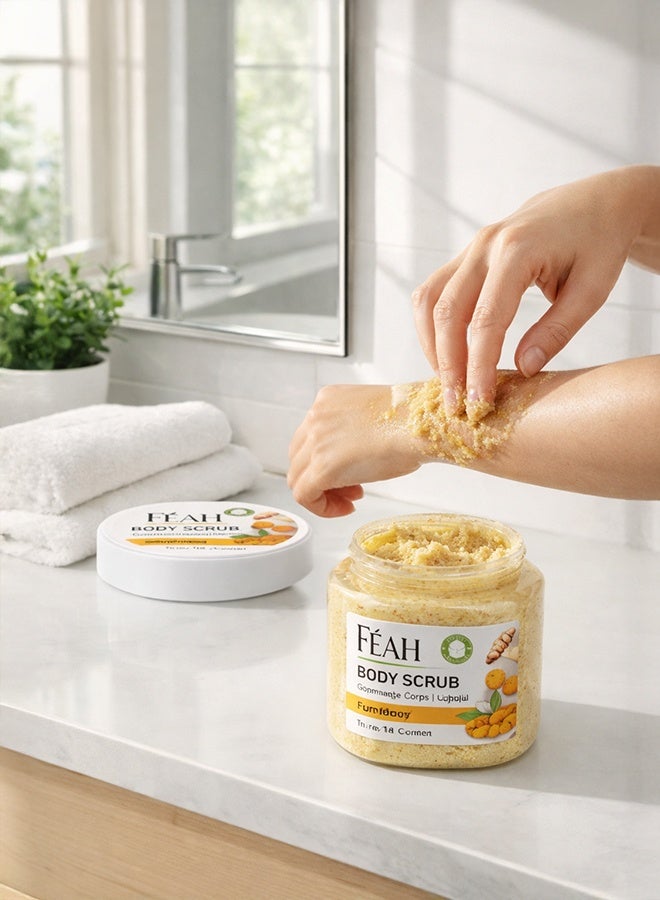 فياح مقشر الجسم بالكركم من فيا 450 غرام - مقشر ومنعش للبشرة - Image 3