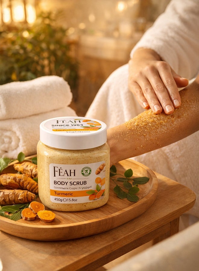 فياح مقشر الجسم بالكركم من فيا 450 غرام - مقشر ومنعش للبشرة - Image 2