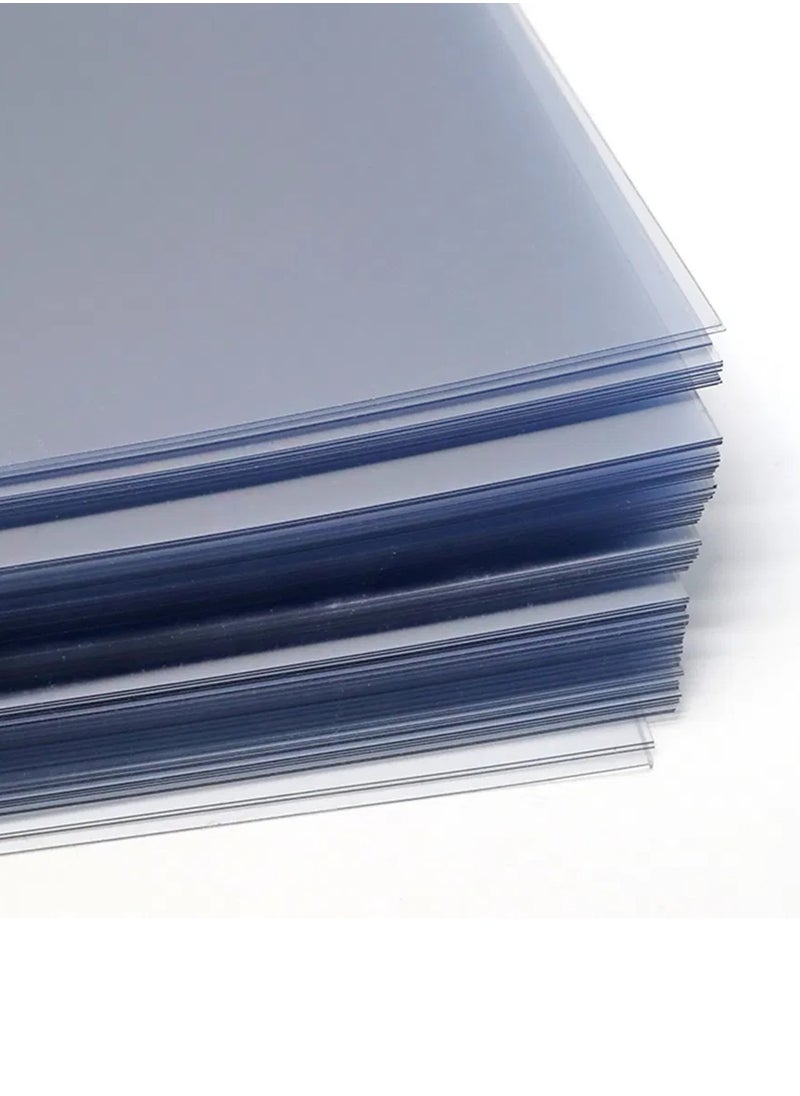 UNISTAR 100-Piece A4 Size Clear PVC Binding Sheet 150 Micron Thickness  - Image 2