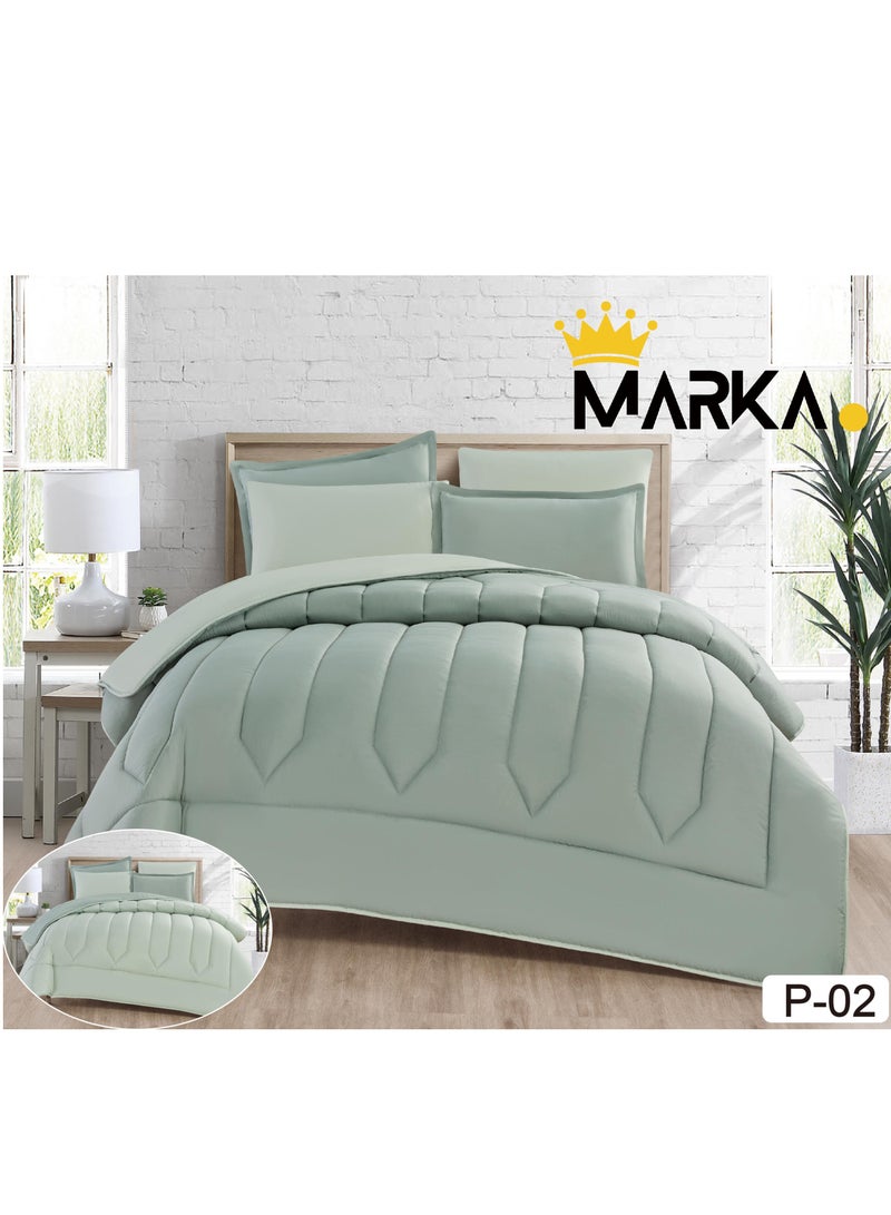 MARKA Plain double-sided comforter, 6 pieces, size 230 x 250 cm - Image 1