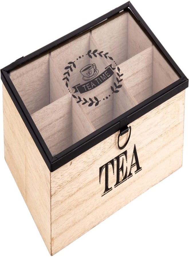 AKDC Wooden Snack Box Comp. 16Cm X 24Cm X 7Cm Cream And Black - Image 5