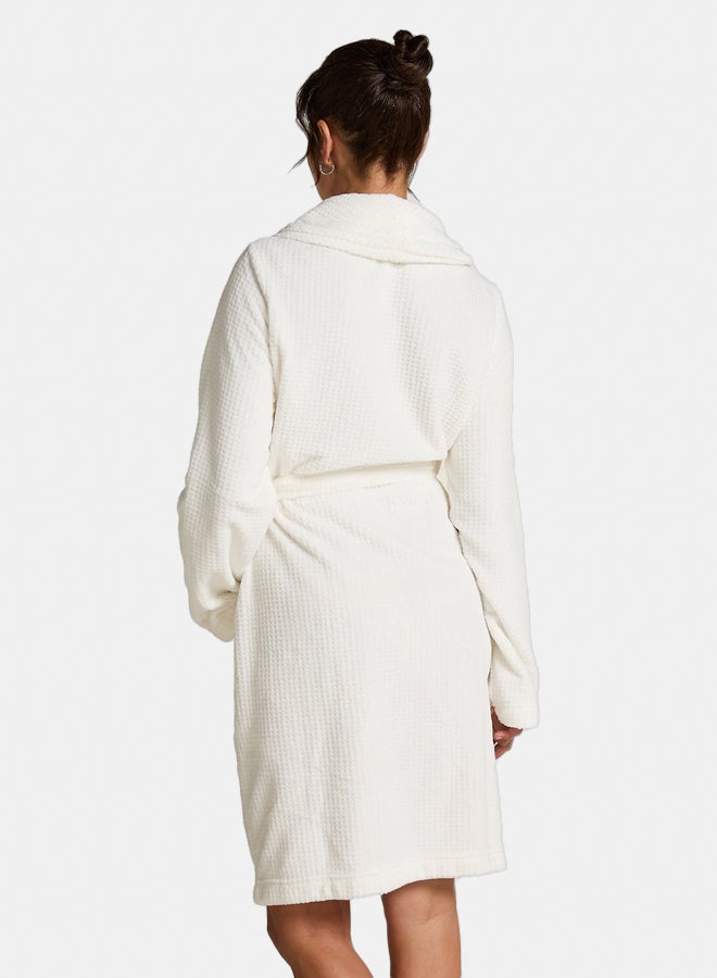 hunkemoller Fleece Bathrobe - Image 3