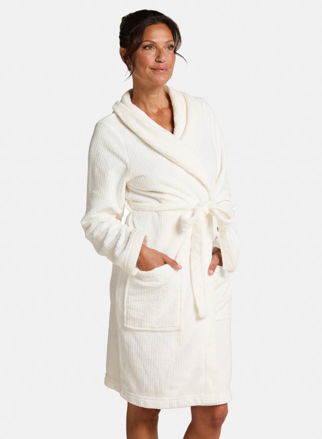 hunkemoller Fleece Bathrobe - Image 1